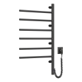 Uscător electric rotativ pentru prosoape cu termostat ARABESQUE 105W 82x49 cm negru