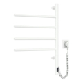 Uscător electric rotativ pentru prosoape cu termostat ARABESQUE, 60W, 65x49 cm, alb