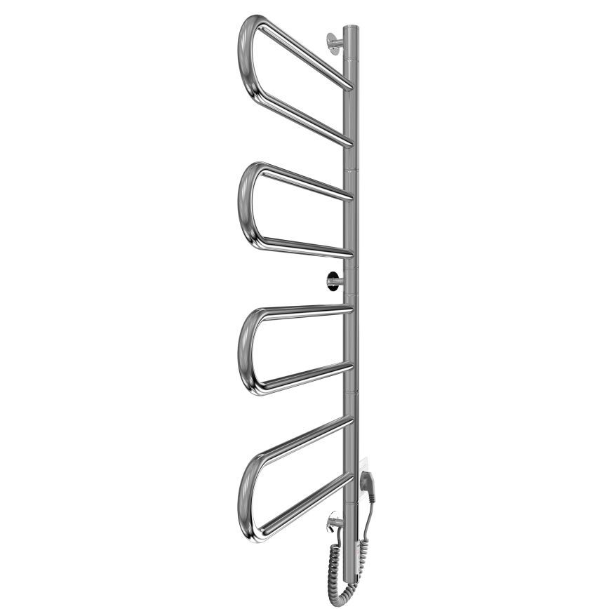 Uscător de prosoape electric rotativ TRISTAR 105W/230V 102,5x44,5cm IP44 inox/crom lucios