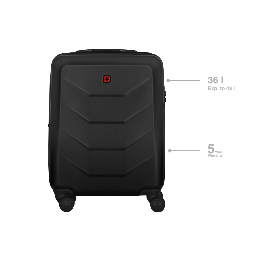 Valiză pe roți Wenger 36 l Prymo negru