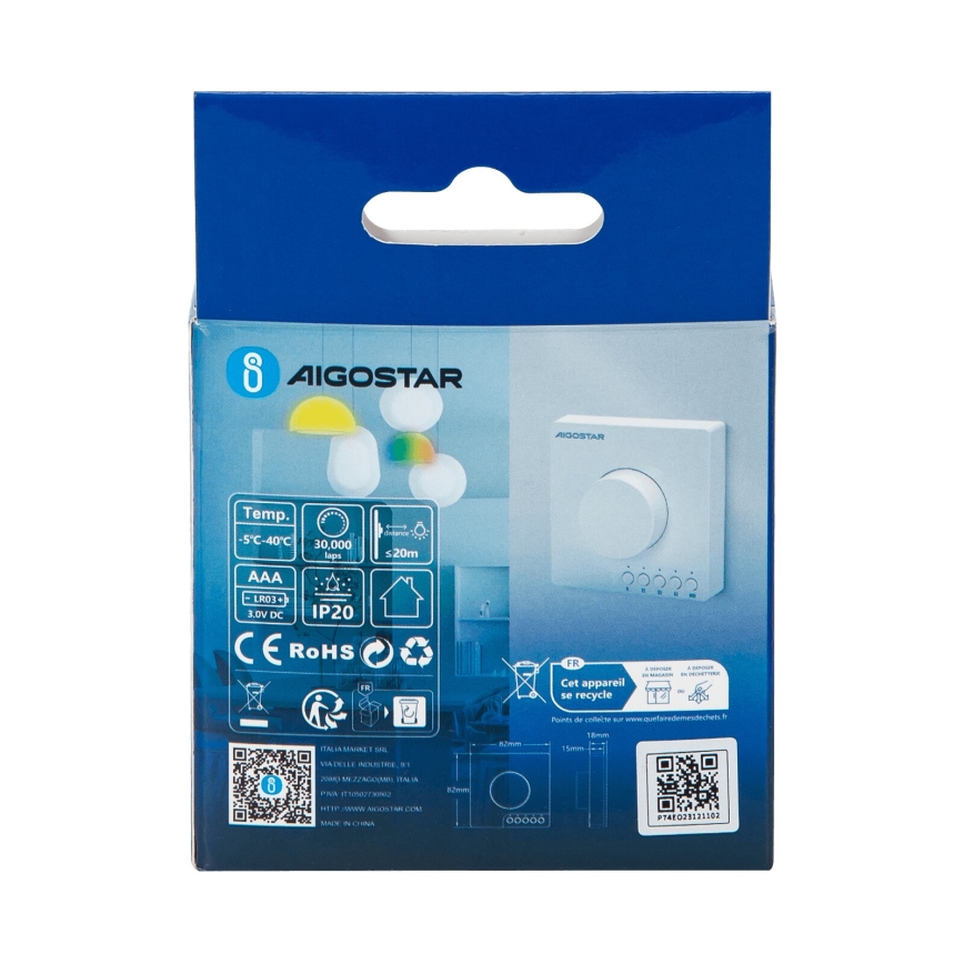 Variator de tensiune cu buton rotativ Aigostar MESH
