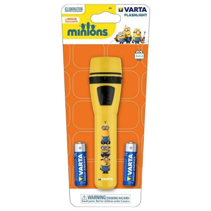 Varta 15610 - LED Lanternă copii MINIONS LED/2xAA galben
