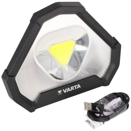 Varta 18647101401 - Lanternă portabilă LED WORK FLEX, 12 W, 5 V, 5200 mAh, IP54