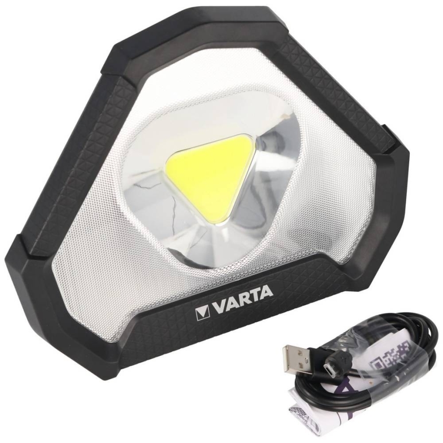 Varta 18647101401 - Lanternă portabilă LED WORK FLEX, 12 W, 5 V, 5200 mAh, IP54