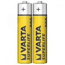 Varta 2003 - 2 buc Baterie zinc carbon SUPERLIFE AAA 1,5V