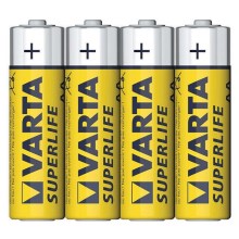 Varta 2006 - 4 buc Baterie zinc carbon SUPERLIFE AA 1,5V