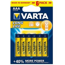 Varta 4103 - 6 buc Baterii alcaline LONGLIFE EXTRA AAA 1,5V