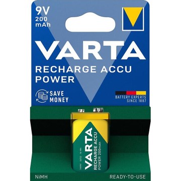 Varta 56722101401 - 1 buc Acumulator reîncărcabil ACCU Ni-MH/200mAh/9V