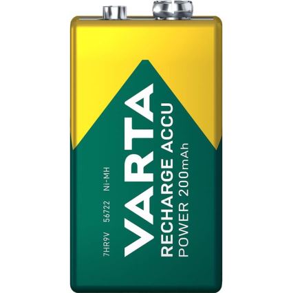 Varta 56722101401 - 1 buc Acumulator reîncărcabil ACCU Ni-MH/200mAh/9V