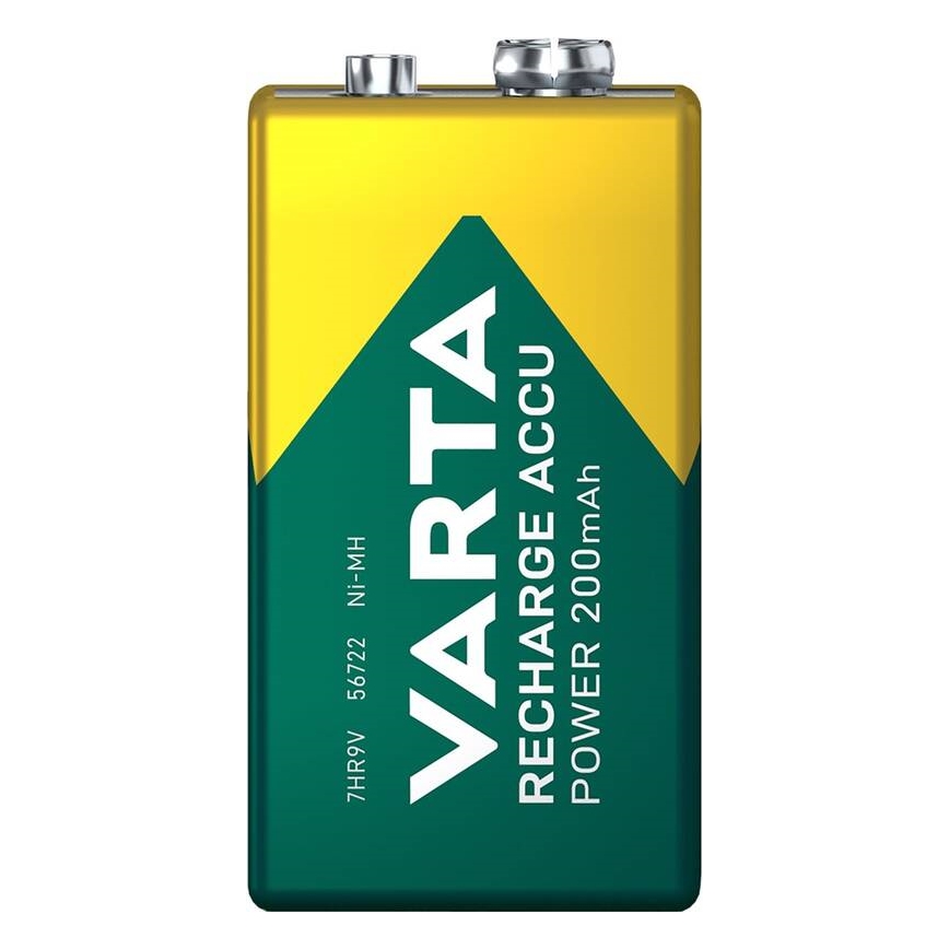 Varta 56722101401 - 1 buc Acumulator reîncărcabil ACCU Ni-MH/200mAh/9V
