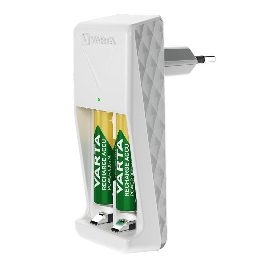 Varta 57656101451 - Încărcător de baterii 2xAA/AAA 2100 mAh 230V