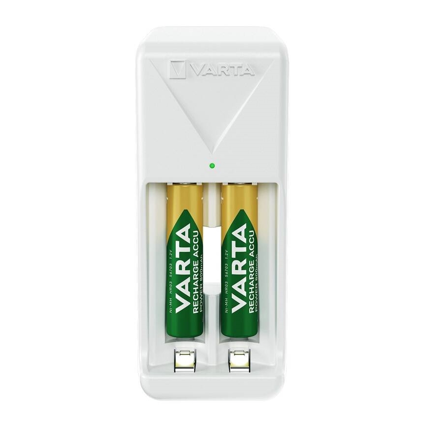 Varta 57656201421 - Încărcător de baterii 2xAA/AAA 800 mAh 230V