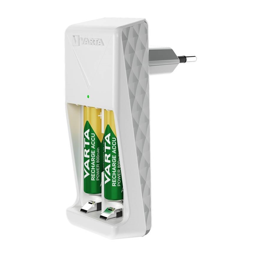 Varta 57656201421 - Încărcător de baterii 2xAA/AAA 800 mAh 230V