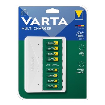 Varta 57659101401 - Încărcător pentru 8 baterii AA/AAA 5V