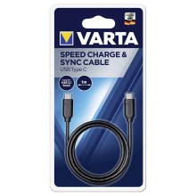 Varta 57947101401 - Cablu USB SPEED CHARGE USB C 1 m