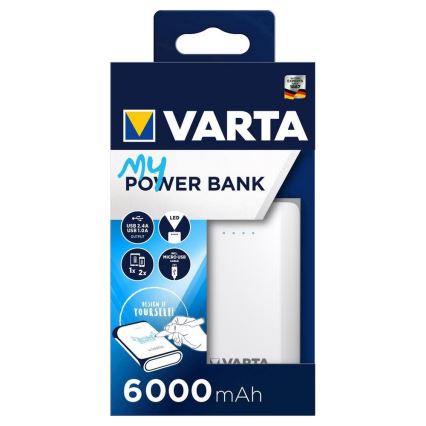 Varta 57960 - Baterie externă 6000mAh/3,7V