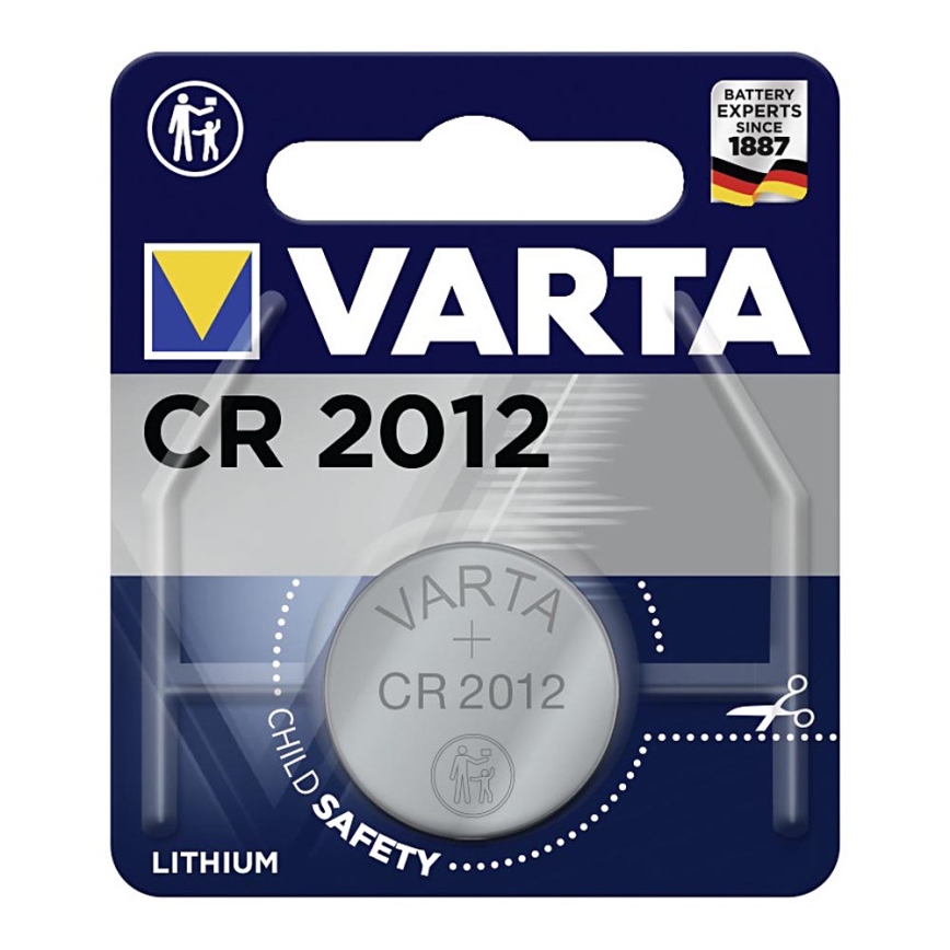 Varta 6012101401 - 1 buc baterie cu buton litiu ELECTRONICS CR2012 3V