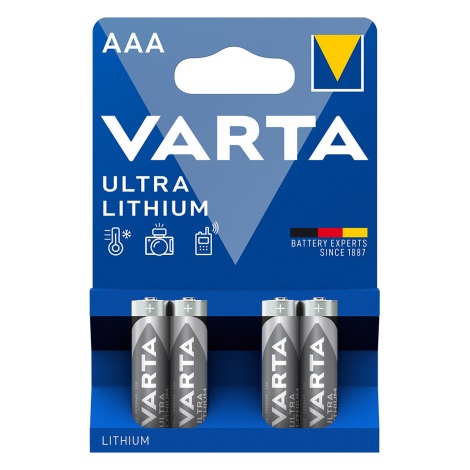 Varta 6106301404 - 4 buc Baterie litiu ULTRA AA 1,5V