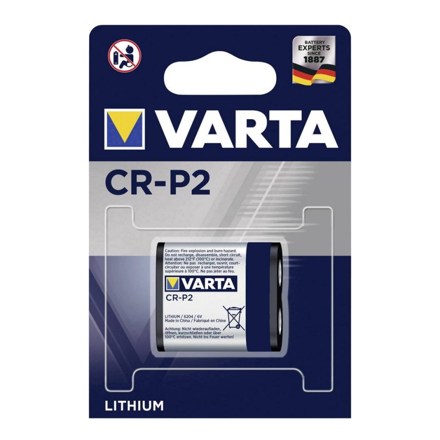Varta 6204301401 - 1 buc baterie foto litiu CR-P2 6V