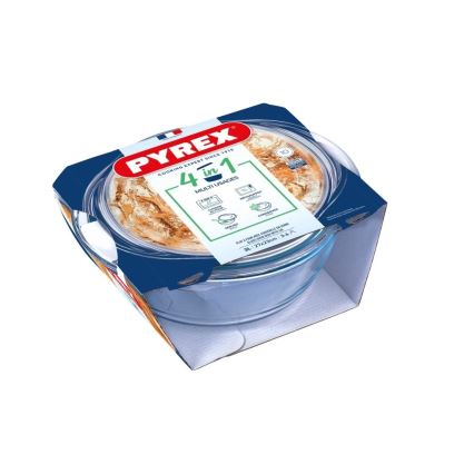 Vas pentru copt cu capac PYREX, 3 l