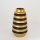 Vază ceramică 25x14 cm auriu/negru