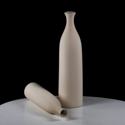 Vază ceramică albă, 33 cm
