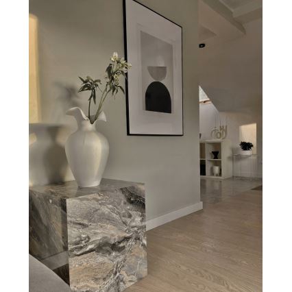 Vază ceramică albă 41,5 x 23 cm