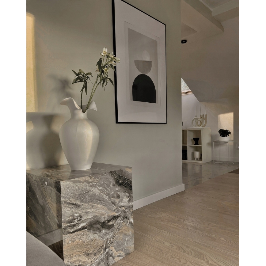 Vază ceramică albă 41,5 x 23 cm