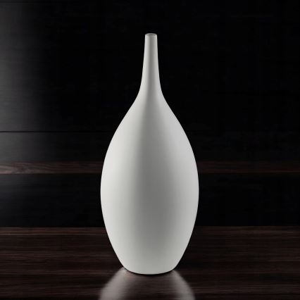 Vază ceramică albă, 47 cm