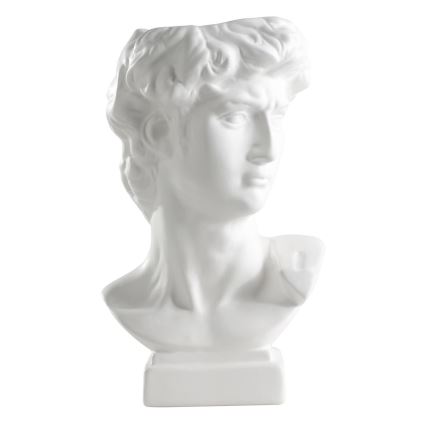Vază ceramică Eglo 26x16 cm alb