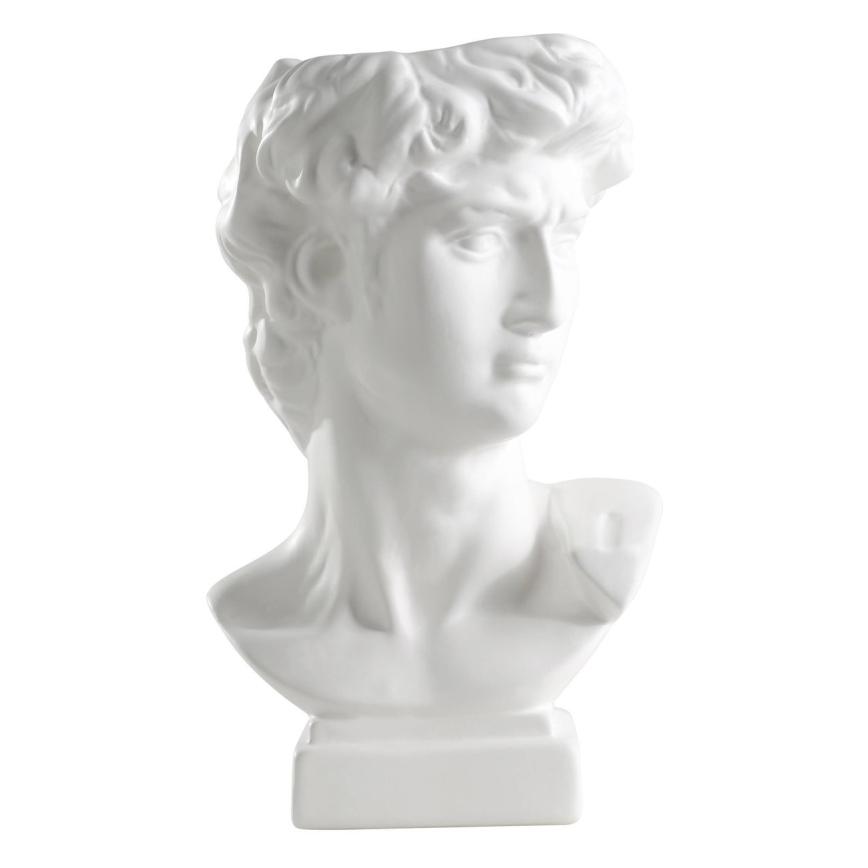 Vază ceramică Eglo 26x16 cm alb