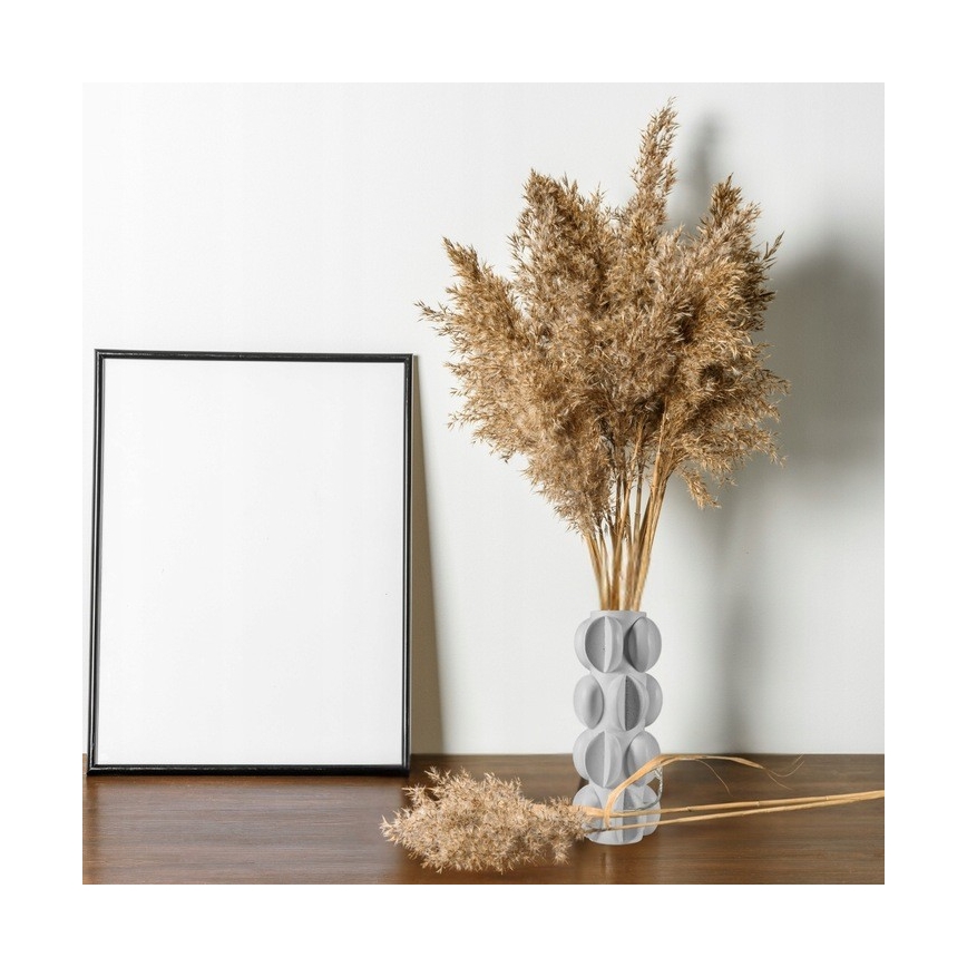 Vază din rășină 37 x 19 cm, alb mat