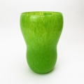 Vază din sticlă 23 cm verde