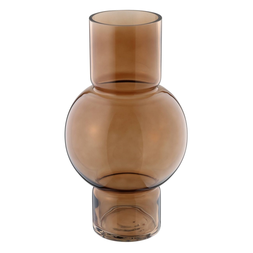 Vază din sticlă Eglo 28x15,5 cm maro