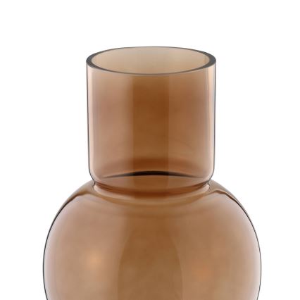 Vază din sticlă Eglo 28x15,5 cm maro