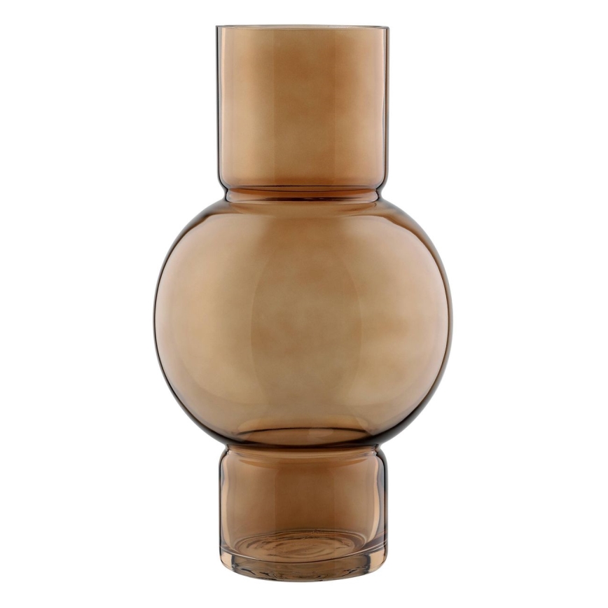 Vază din sticlă Eglo 28x15,5 cm maro