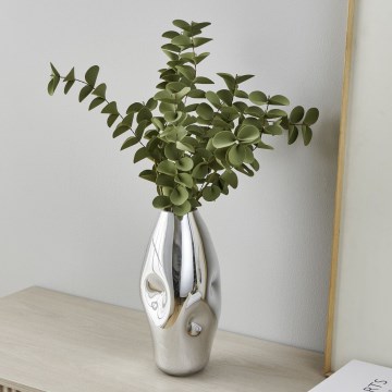 Vază din sticlă XIPORAI, 28,5 x 14,5 cm, crom lucios - Eglo 421682