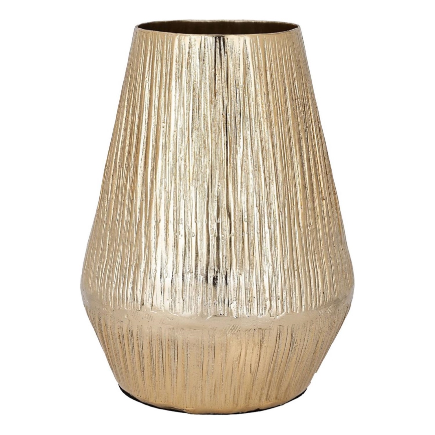 Vază metalică Eglo 27x20 cm auriu