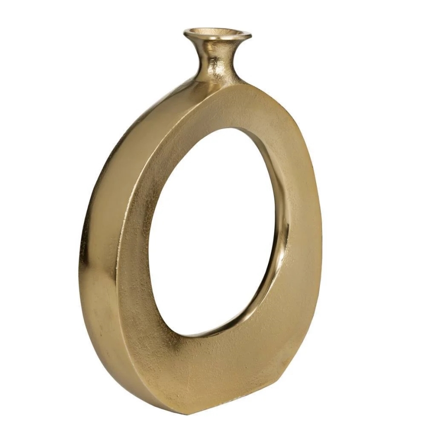 Vază metalică Eglo 30x25,5 cm auriu