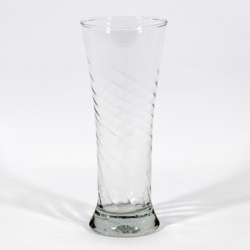 Vază transparentă din sticlă 17 cm