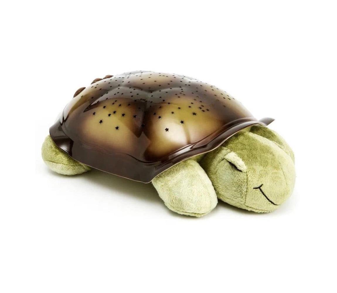 Veioză de veghe cu proiector pentru copii 3xAA țestoasă verde Cloud B