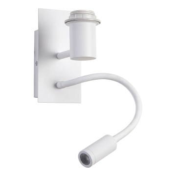 Veioză LED flexibilă Brilagi NUBILA 1xE27/25W/230V + LED/3W alb