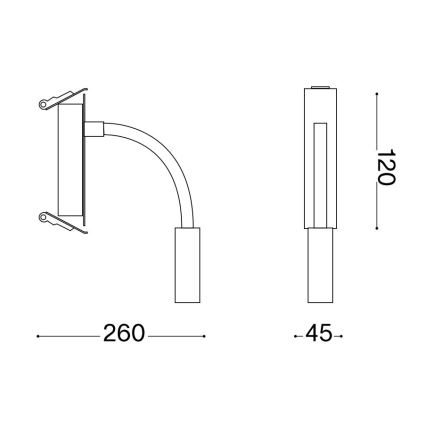 Veioză LED flexibilă Ideal Lux IO LED/3W/230V CRI 90 alb