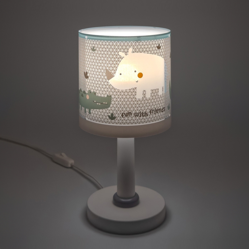 Veioză pentru copii Dalber 60621 RHICO AND CROCO 1xE14/8W/230V