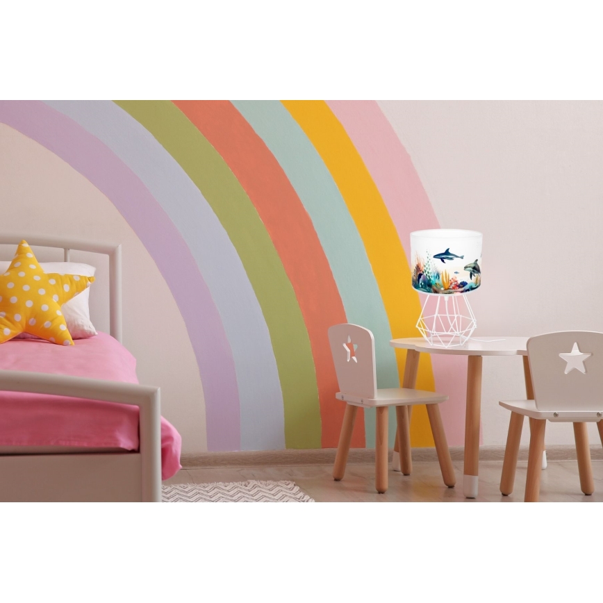 Veioză pentru copii OCEAN 1xE27/60W/230V