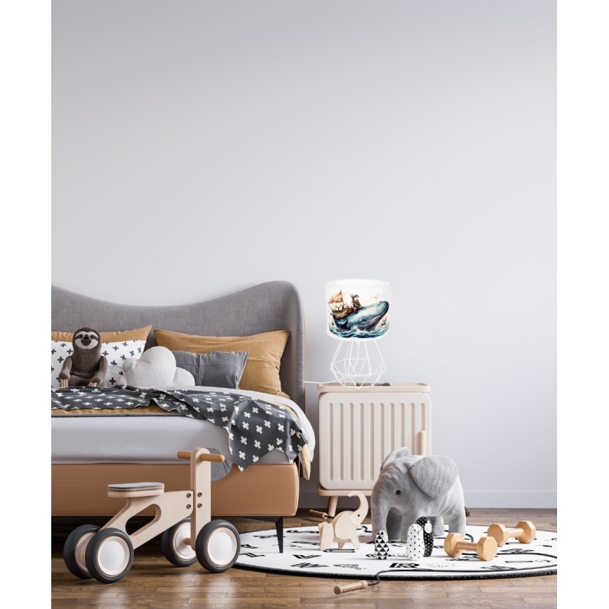 Veioză pentru copii OCEAN 1xE27/60W/230V