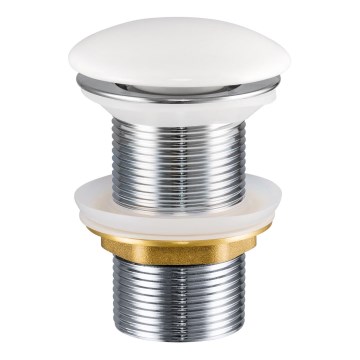 Ventil de lavoar COMAD CLICK-CLACK T201-3 CLICK-CLACK d. 7 cm alb lucios