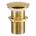 Ventil de lavoar COMAD CLICK-CLACK T201G-3 CLICK-CLACK d. 7 cm auriu lucios