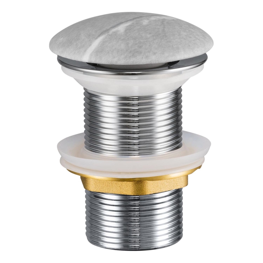 Ventil de lavoar COMAD CLICK-CLACK T201M-H1-3 CLICK-CLACK d. 7 cm gri mat