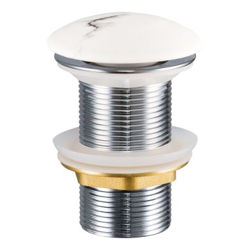 Ventil de lavoar COMAD CLICK-CLACK T201M-W13-3 CLICK-CLACK d. 7 cm alb mat